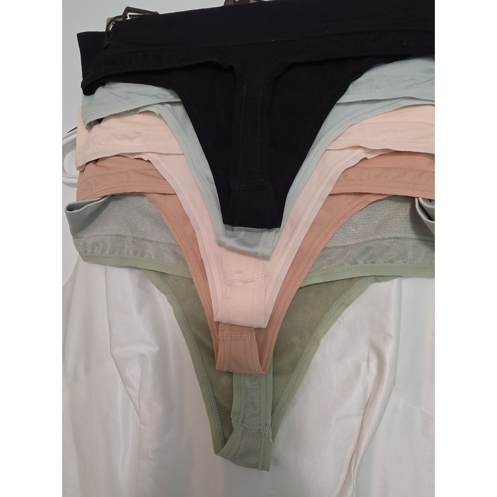 JASON WU Women's 5-Pack Thong Everyday Chic WE544471 Small MSRP $54 NEW w TAGS - Picture 6 of 6